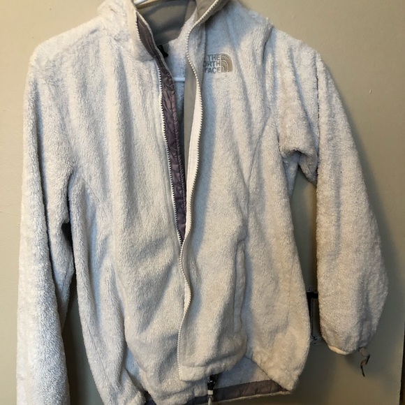 The North Face Jackets & Blazers - White fuzzy North Face Jacket!